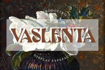 Vaslenta | Display Typeface Font
