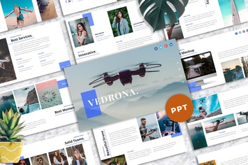 Vedrona - Drone & Photography PowerPoint Template