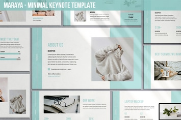 Maraya - Minimal Keynote Template