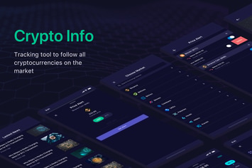 Crypto info - Tracking Tool Crypto market Sketch