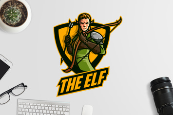 Esports Elf Archer Logo