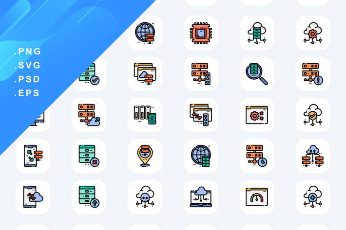 Big Data Icons