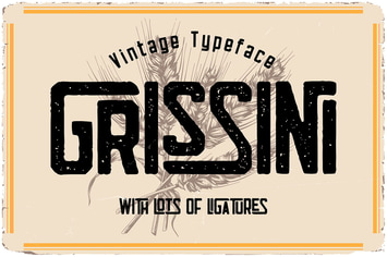 Grissini Ligature Label Font