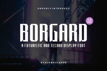 Borgard Futuristic and Technology Font