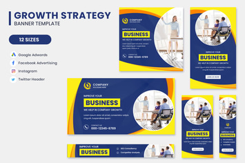 Growth Strategy Adwords Banner Template