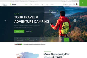 Vitour - Travel & Tour Booking HTML Template