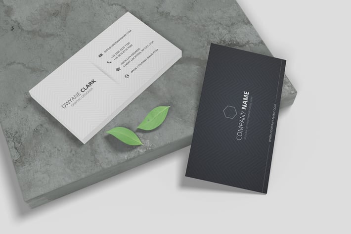 Minimalist Business Card Mockup Vol. 3.1