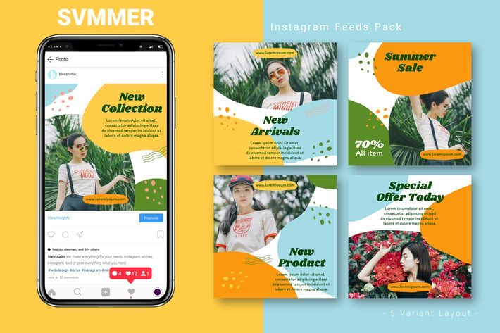 Svmmer - Instagram Feed Pack