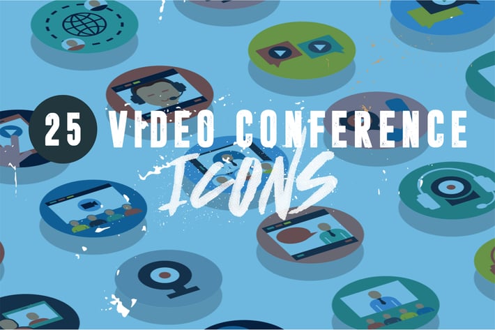 25 Video Conference Icons