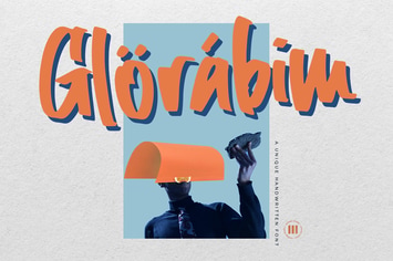 Glorabim - A Unique Display Font