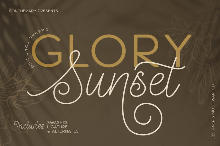 Glory Honey Business font Duo