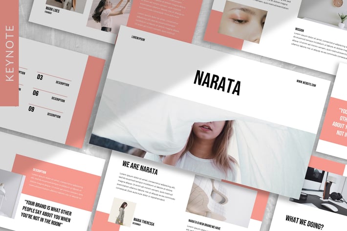 Narata - Brandbook Keynote Template