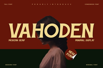 Vahoden - Modern Minimal Font
