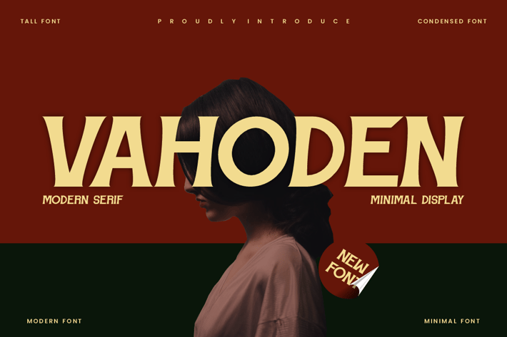 Vahoden - Modern Minimal Font
