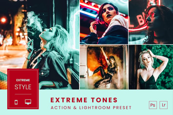 Extreme Tones Action & Lightroom Preset