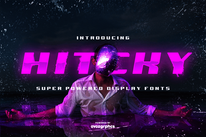 HITCKY SUPER POWERED DISPLAY FONT