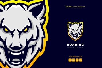 Roaring Logo Template