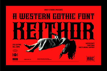 Keithor – Western Gothic Font
