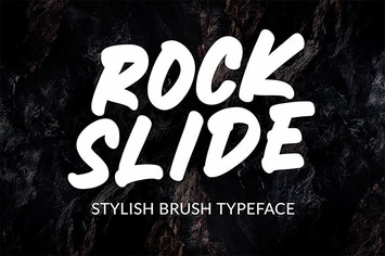 Rockslide - Motion Font