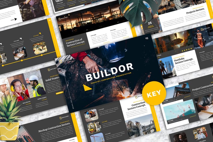 Buildor - Contruction Industrial Keynote Template