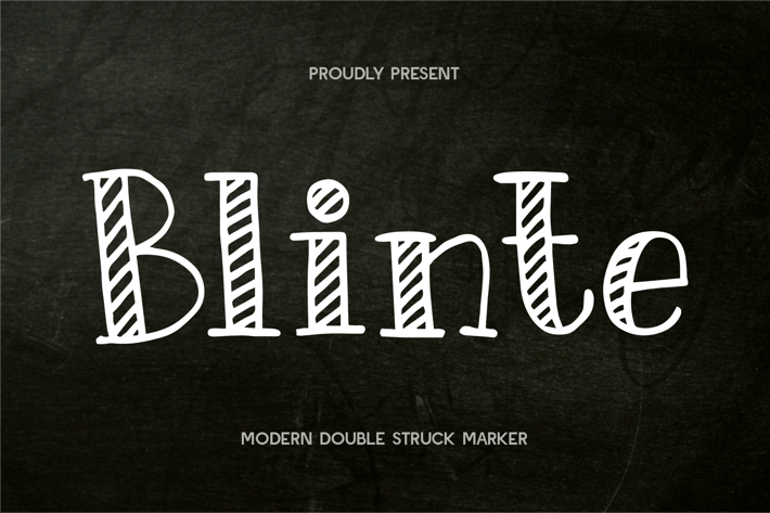 Blinte - Doublestruck Serif