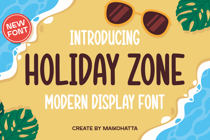 Holiday Zone - Modern Display Font