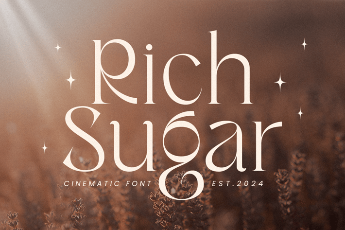 Rich Sugar - Cinematic Font