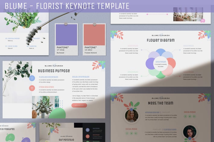 Blume - Florist Keynote Template