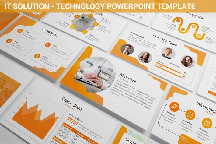IT Solution - Technology Powerpoint Template