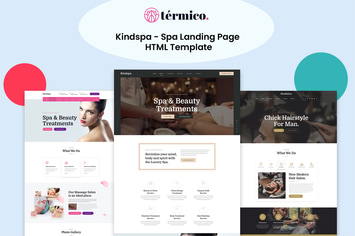 Kindspa - Spa and Beauty Salon HTML5 Template  
