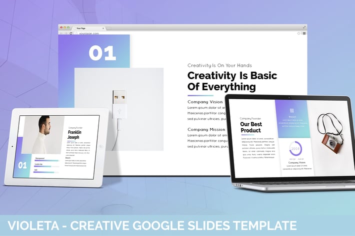 Violeta - Creative Google Slides Template
