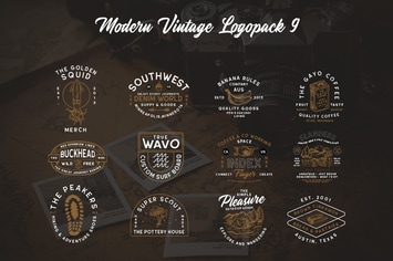 Modern Vintage Logopack 09
