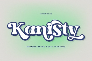 Kanisty Bold Serif Font