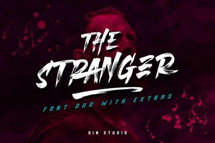 Stranger Font Duo + Extras 