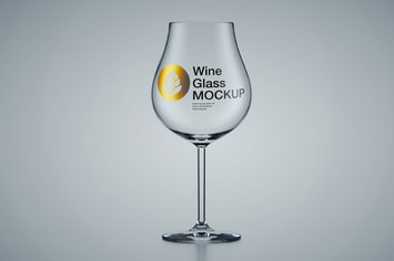 Wine Glass Mockup