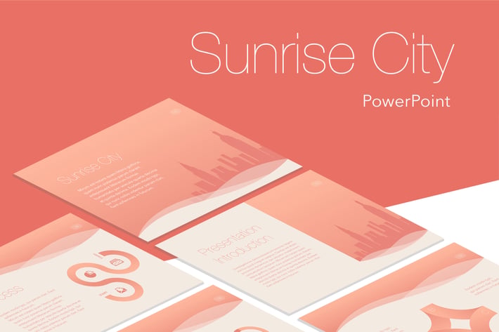Sunrise City PowerPoint Template