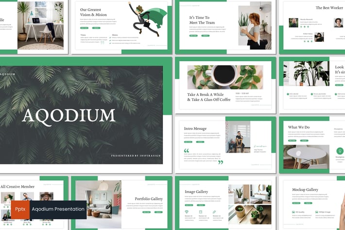 Aqodium - Powerpoint Template