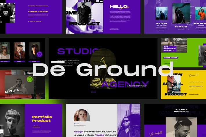 D Ground Keynote Template
