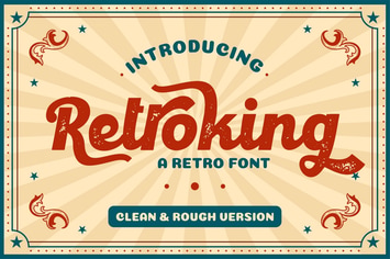 Retroking - Retro Style Font