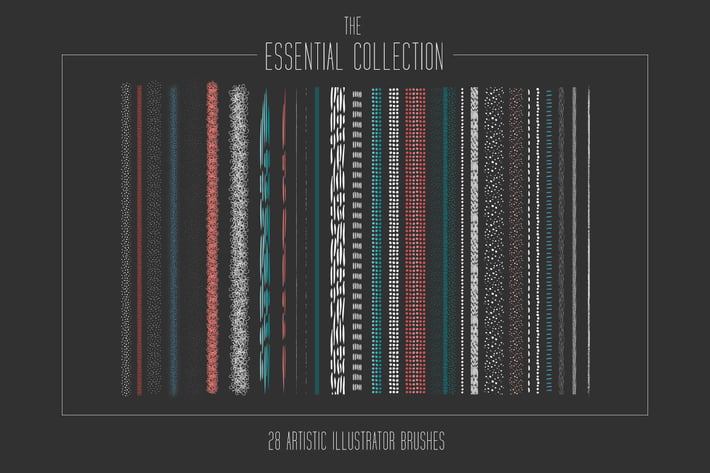Essential Artistic Illustrator Brush Collection