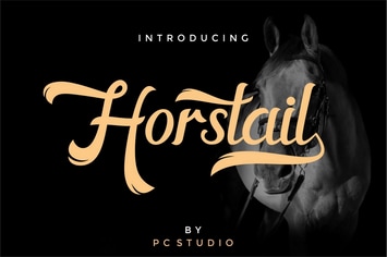 Horstail - Script Font