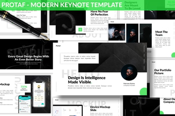 Protaf - Modern Keynote Template