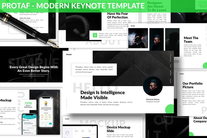 Protaf - Modern Keynote Template