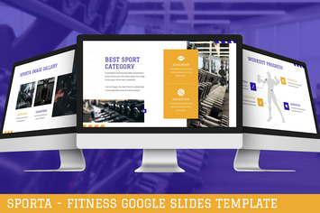 Sporta - Fitness Google Slides Template