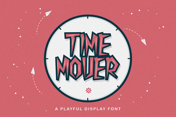 Time Mover - Playful Display Font