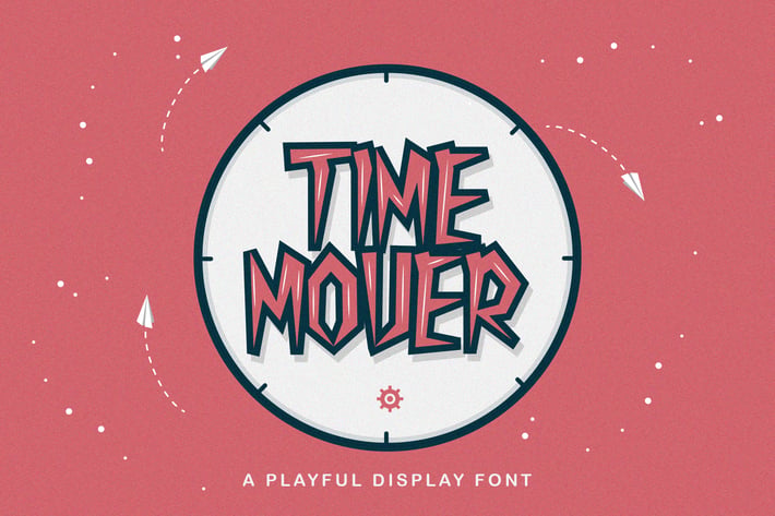 Time Mover - Playful Display Font