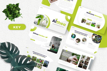 Althea - Gardening Keynote Templates