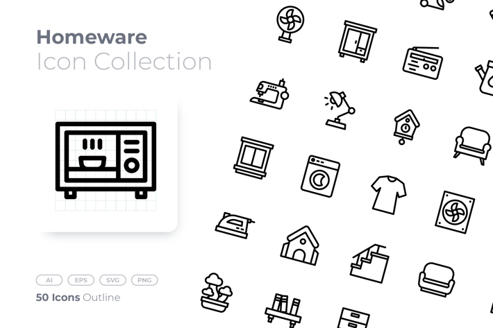 Homeware Outline Icon