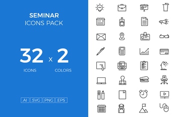 Seminar icons pack