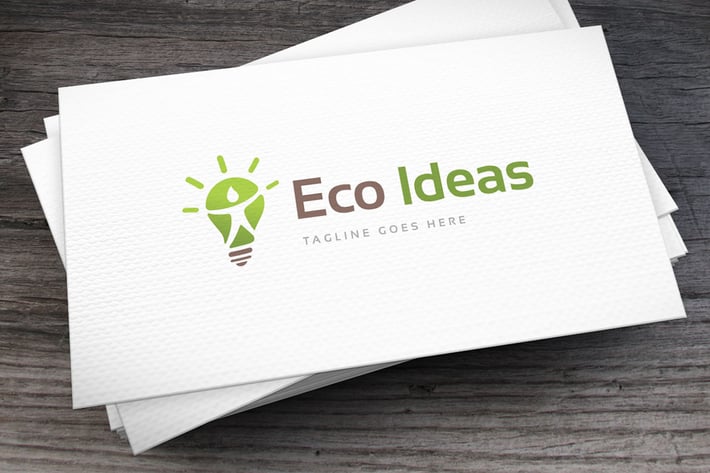 Eco Ideas Logo Template